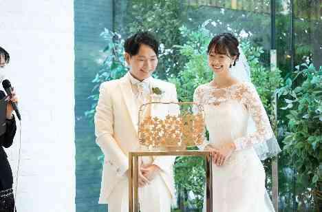 サプライズづくしの笑顔溢れる結婚式♡の挙式画像