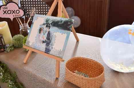 お姫様になった気分で幸せな一日でしたの演出画像