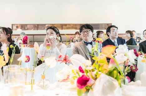 "オシャレ"を貫いたこだわりWedding の披露宴画像