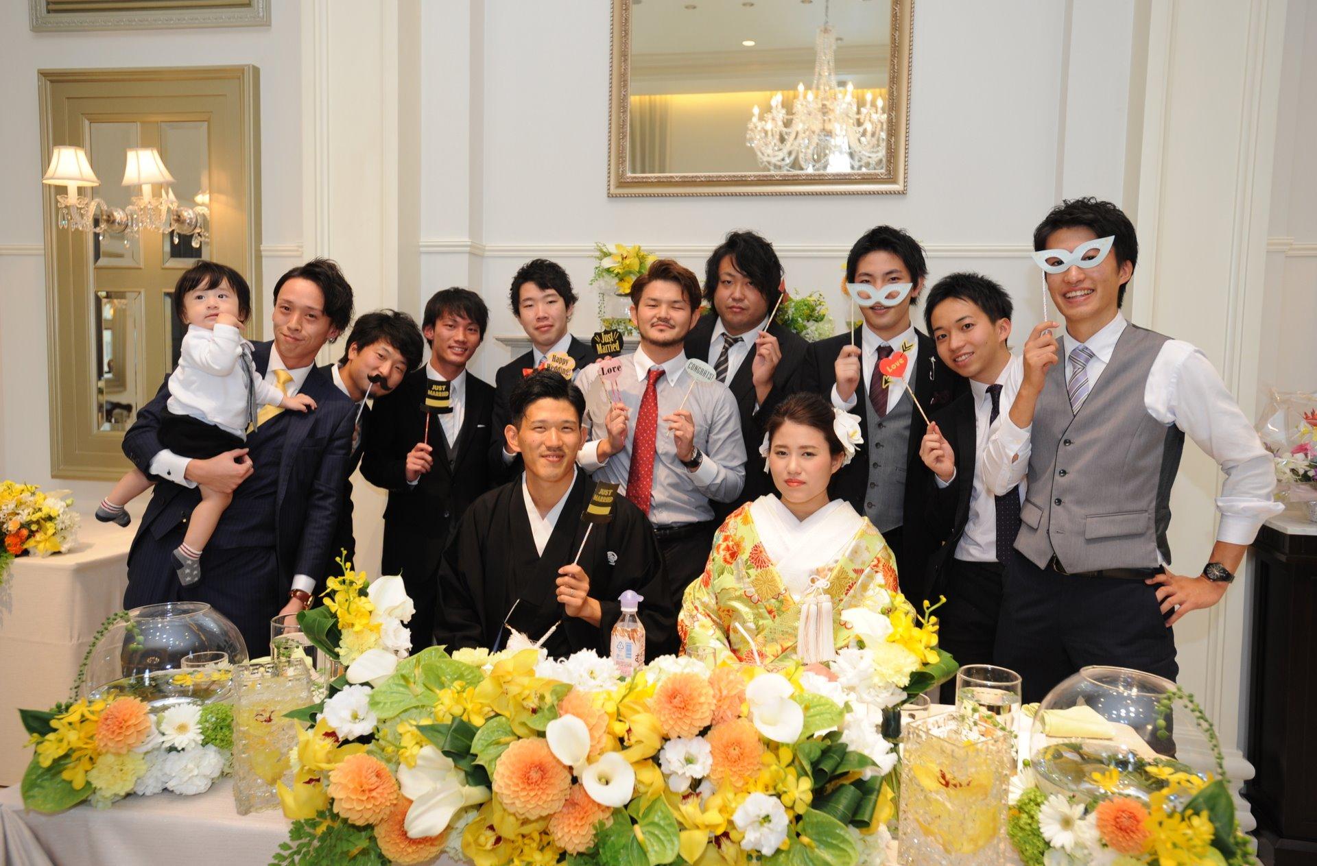 お子様と一緒に創る、想いがつまった結婚式の披露宴画像