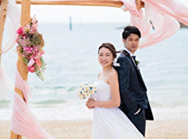 幻のビーチで憧れのビーチWedding♪の挙式実例画像