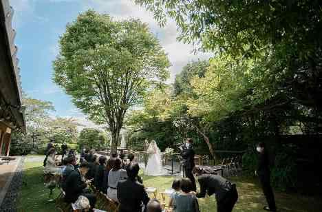 Green Wedding（2022.9.17）の挙式画像