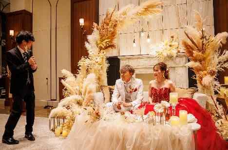 家族の思いがあふれる心温まるweddingの演出画像