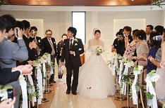 ゲストの方が楽しめて”ありがとう”を伝えられる式の挙式画像