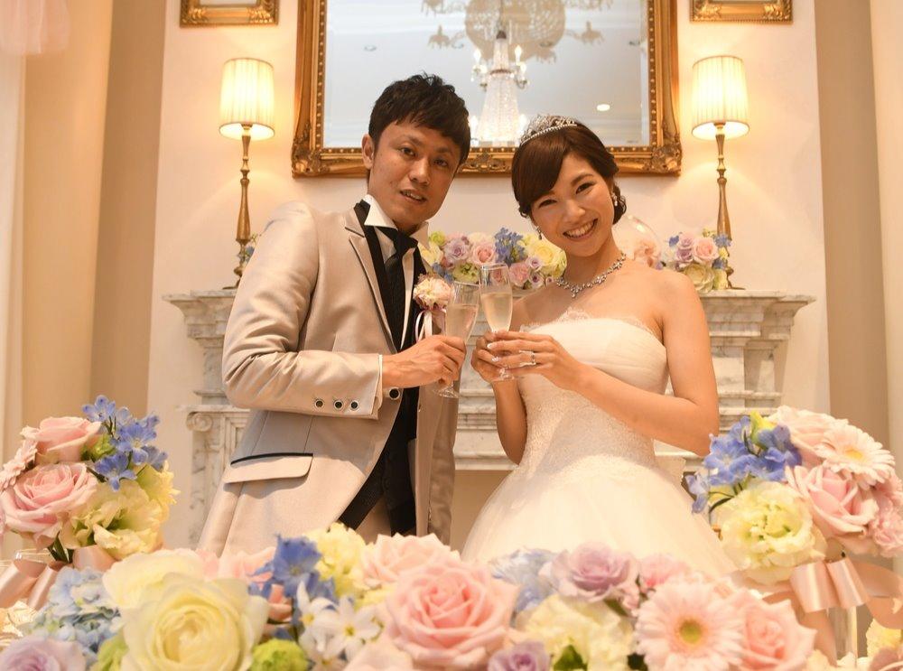 夢の国をイメージした楽しい結婚式の挙式実例画像