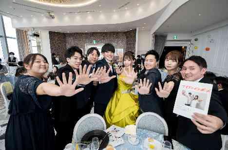 眺望×料理×演出でゲスト一体型のウエディングの披露宴画像
