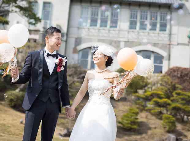 大正ロマン、フォトジェニックな結婚式の挙式実例画像