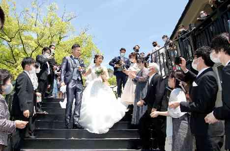 大正ロマン、フォトジェニックな結婚式の挙式画像