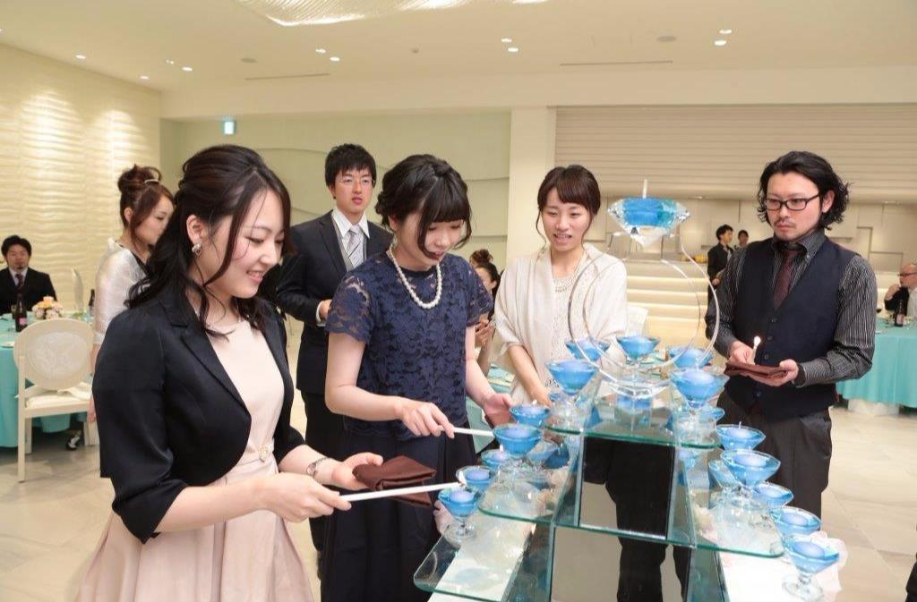3ヶ月の準備で叶うゲストと触れ合うアットホームWの披露宴画像