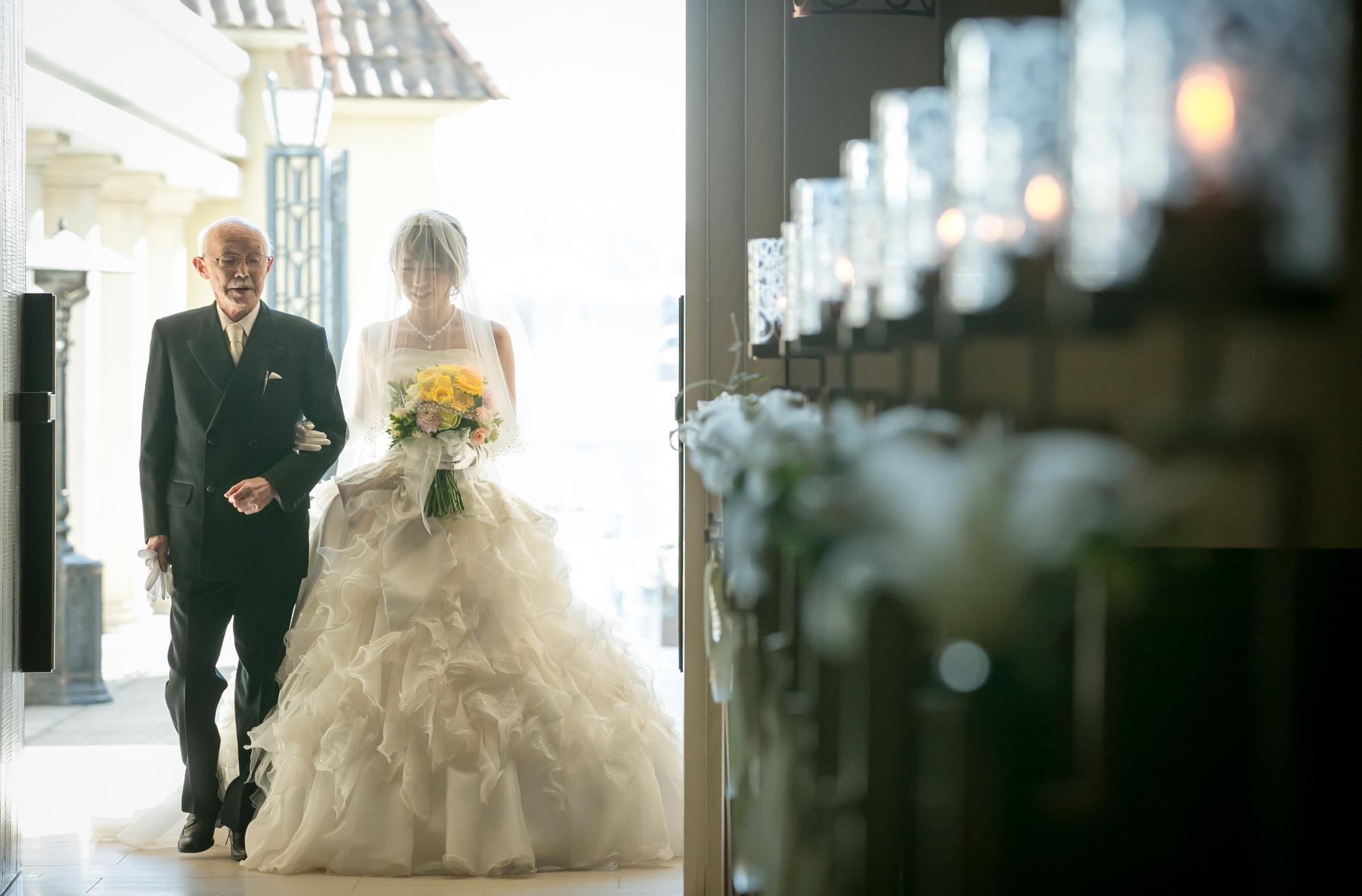 家族の為に…感謝を伝えるWEDDING☆の挙式画像