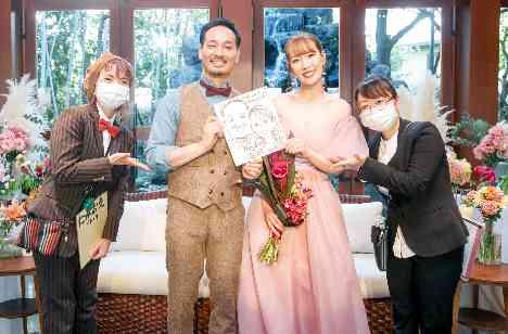 海外風のオシャレな空間で憧れのガーデンウェディングの演出画像