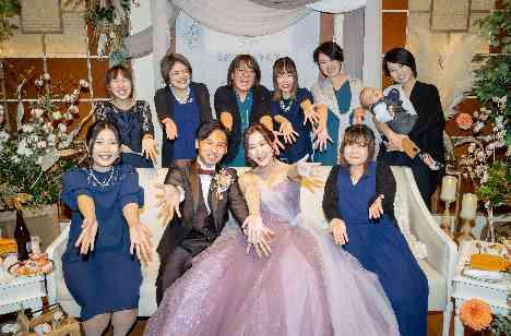 ゲストと一緒に作り上げた笑顔溢れる結婚式の披露宴画像