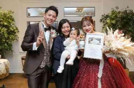 Family Christmas wedding♪の披露宴画像