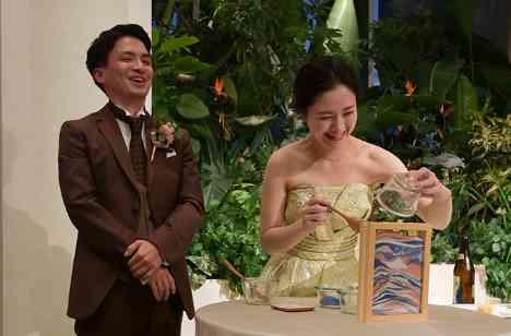 アクティブなふたりが愛犬と叶えたラフ&リラックス婚の演出画像