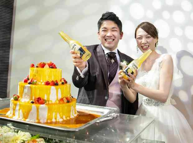 乾杯！たくさんの感謝を自分たちらしく！の挙式実例画像