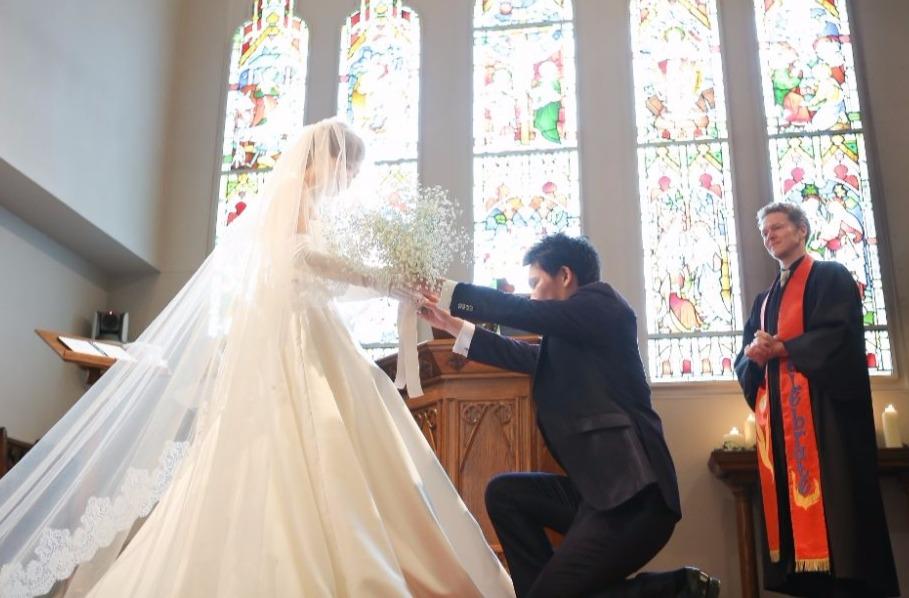 オシャレ新郎新婦様のWedding Day♪の挙式画像