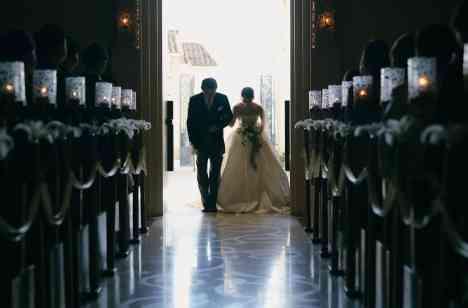 大好きな人達と笑いあり涙ありのWEDDINGの挙式画像