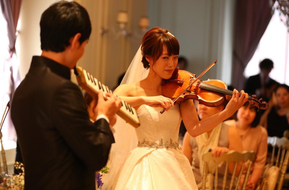 音楽をテーマにしたお二人らしい結婚式の準備・打ち合わせ画像