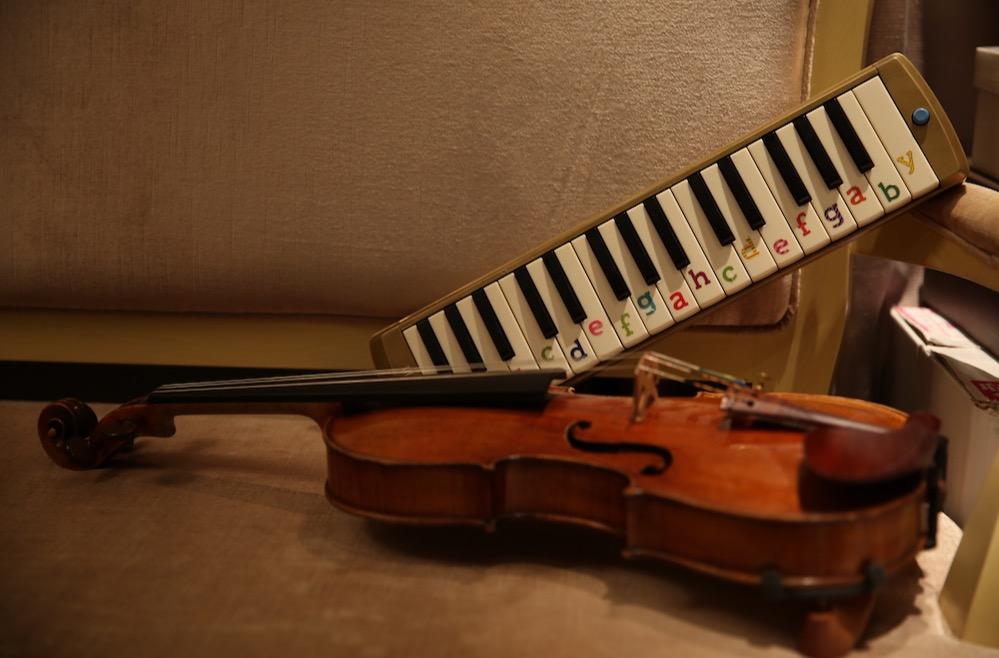 音楽をテーマにしたお二人らしい結婚式の演出画像