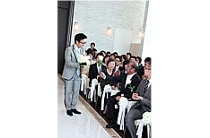 教師のお二人が送るこだわりウエディング!の挙式画像