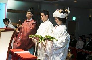 和装で叶える素敵な神前式★★の挙式画像