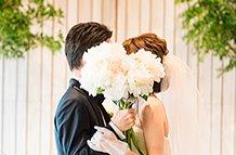 寛ぎと洗練が同居する都会の大人花嫁のためのWDの挙式画像