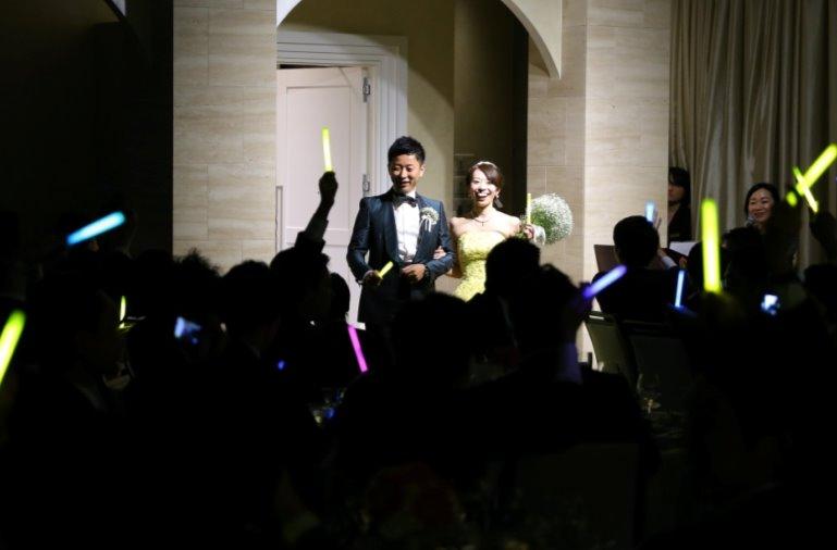 「テーマはアウトドアウェディング♪」の演出画像