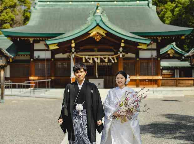 桜の季節が来るたびに思い出すことのできる1日の挙式実例画像