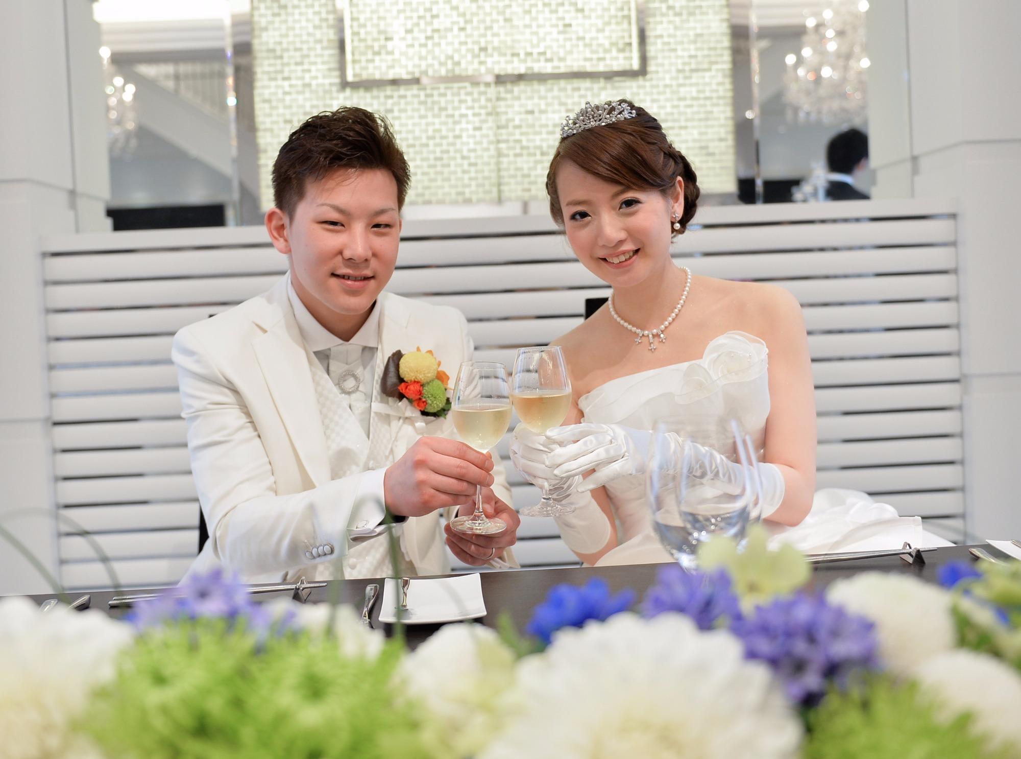 笑顔あふれるパーティー♪の挙式実例画像