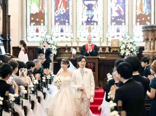 天気にも恵まれて特別な結婚式になりましたの挙式実例画像