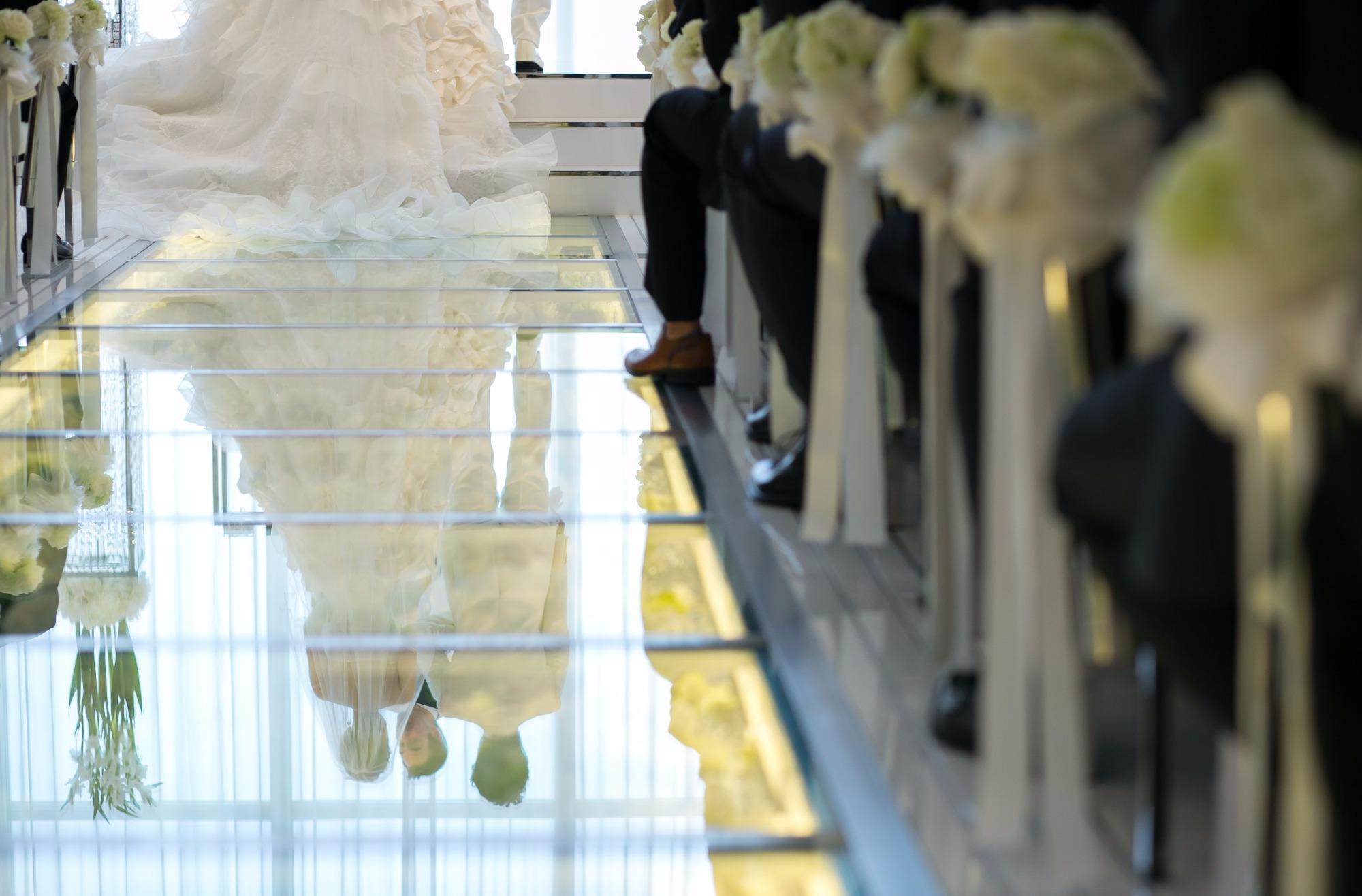 たくさん詰まった結婚式♪の挙式画像