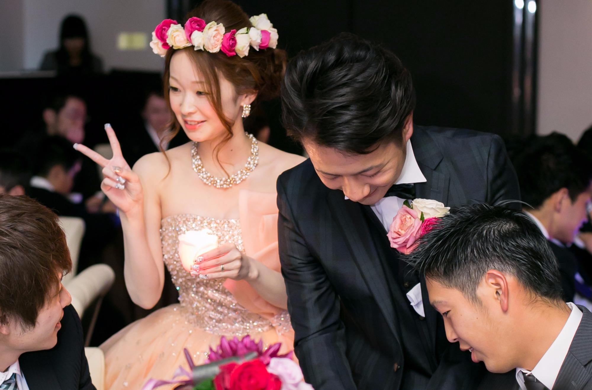 たくさん詰まった結婚式♪の披露宴画像