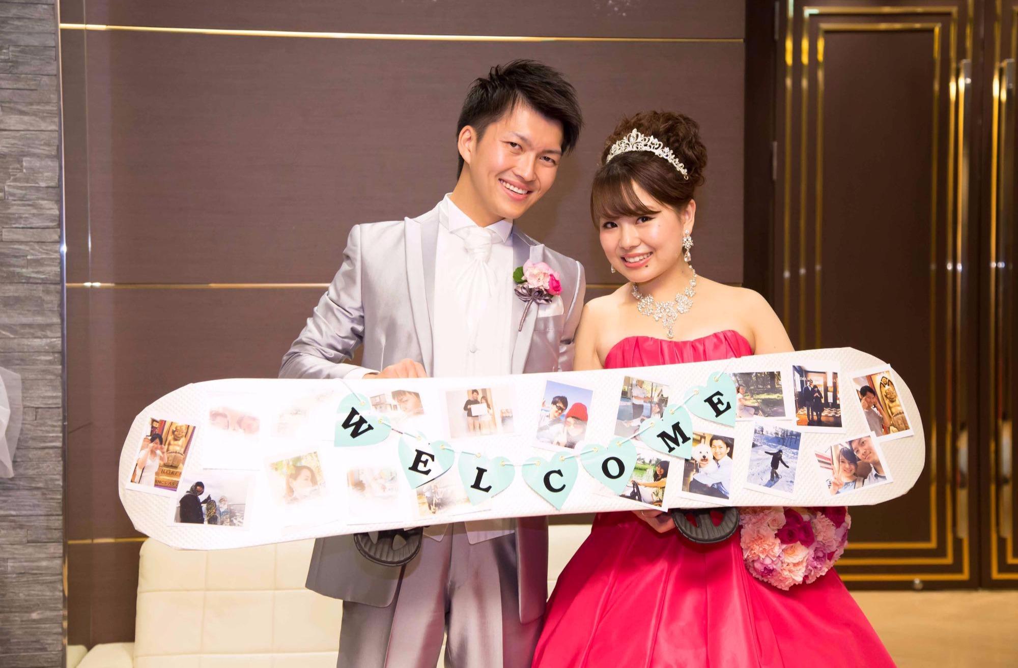 お二人らしさの溢れるパーティの演出画像