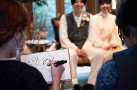 素材のままを意識したシンプルなご結婚式の演出画像