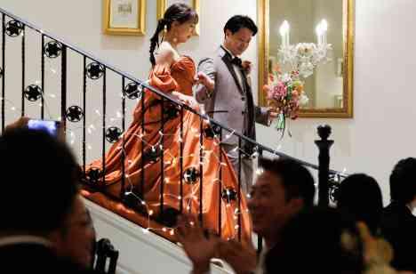 オリジナル演出で叶えるゲストに感謝を伝える結婚式の披露宴画像