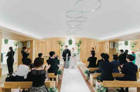 和装×家族婚×お洒落(2022.12.16挙式)の挙式画像