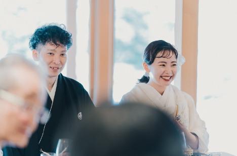 和装×家族婚×お洒落(2022.12.16挙式)の披露宴画像