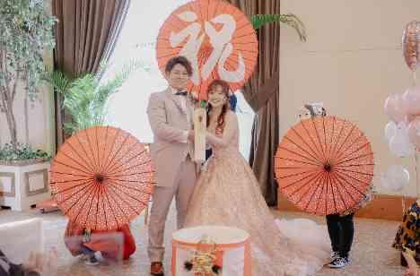 かわいいがたくさん！ピンクに包まれた結婚式の演出画像