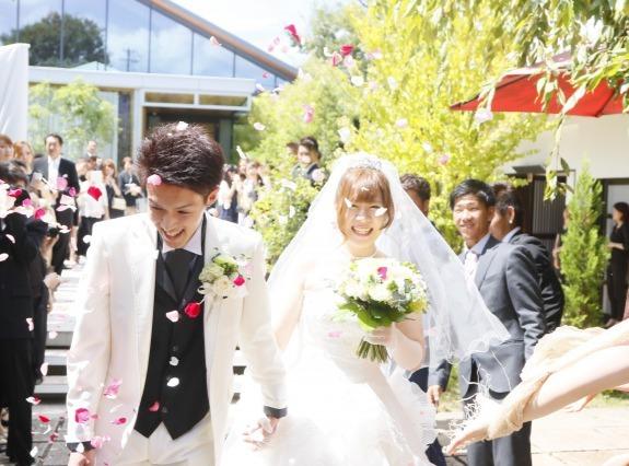 一日一組でゲストとゆったりすごせた結婚式！の挙式実例画像