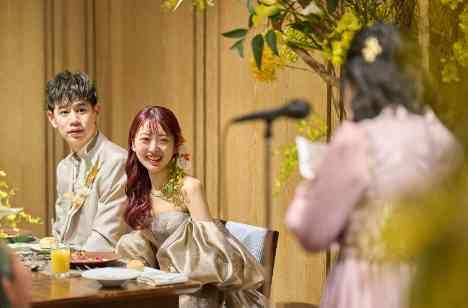 ゲスト123名！沢山のゲストに囲まれた最幸の結婚式の演出画像