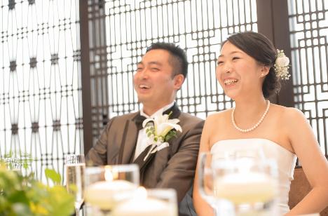 テーマは「おもてなし」支えて下さった方々への恩返しの披露宴画像