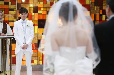今まで関わってきた人全てに感謝の気持ちを伝えたいの挙式画像