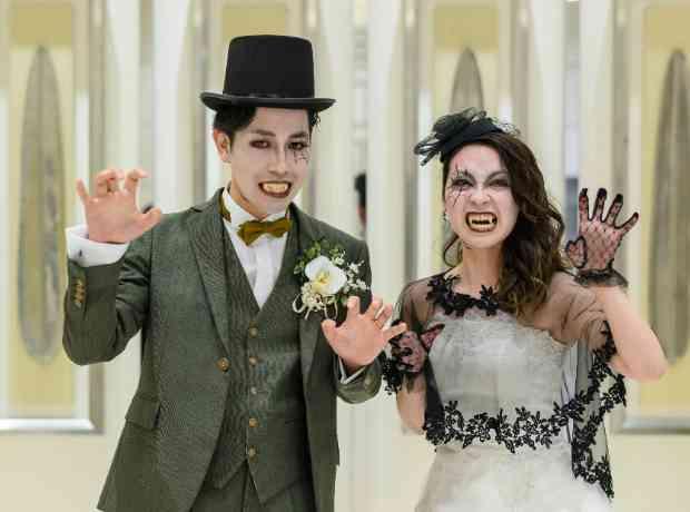 ファミリーで贈るハロウィンウエディング♡の挙式実例画像