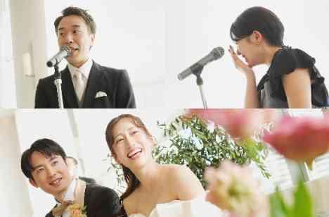 ゲストと楽しむお二人らしいWeddingの披露宴画像