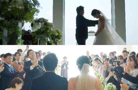 大好きを詰め込んだバイクWeddingの挙式画像