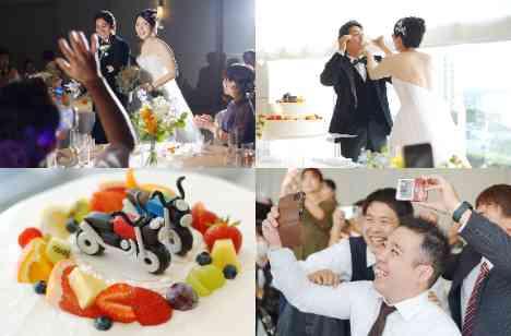 大好きを詰め込んだバイクWeddingの演出画像