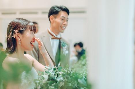 全天候型で安心 ゲスト全員でガーデンウェディングの準備・打ち合わせ画像