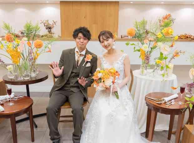 空間を春色に染めて、おもてなしで感謝を伝える結婚式の挙式実例画像