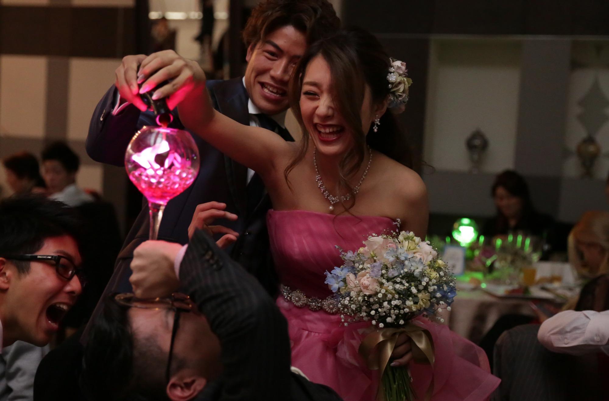 こだわりドレスが映える感動のWedding の演出画像