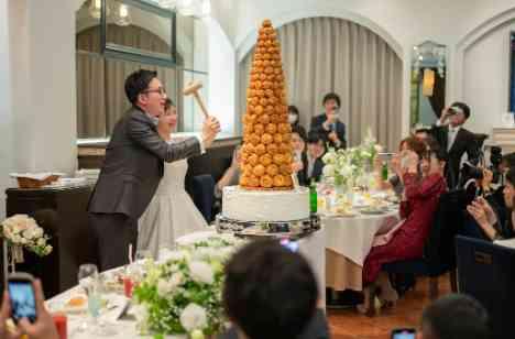 おふたりらしさあふれる HAPPY WEDDINGの披露宴画像